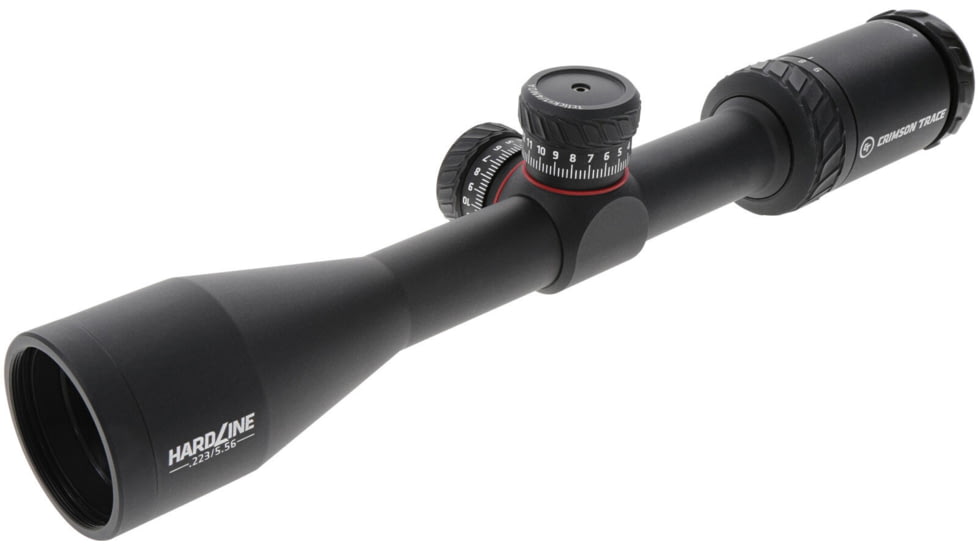 Crimson Trace Hardline Rifle Scope, 3-9x40mm, 1in Tube, Second Focal Plane, CT Custom MR1-MOA Reticle, MOC Coating, Black, 01-01200