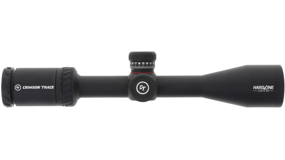 Crimson Trace Hardline Rifle Scope, 3-9x40mm, 1in Tube, Second Focal Plane, CT Custom MR1-MOA Reticle, MOC Coating, Black, 01-01200