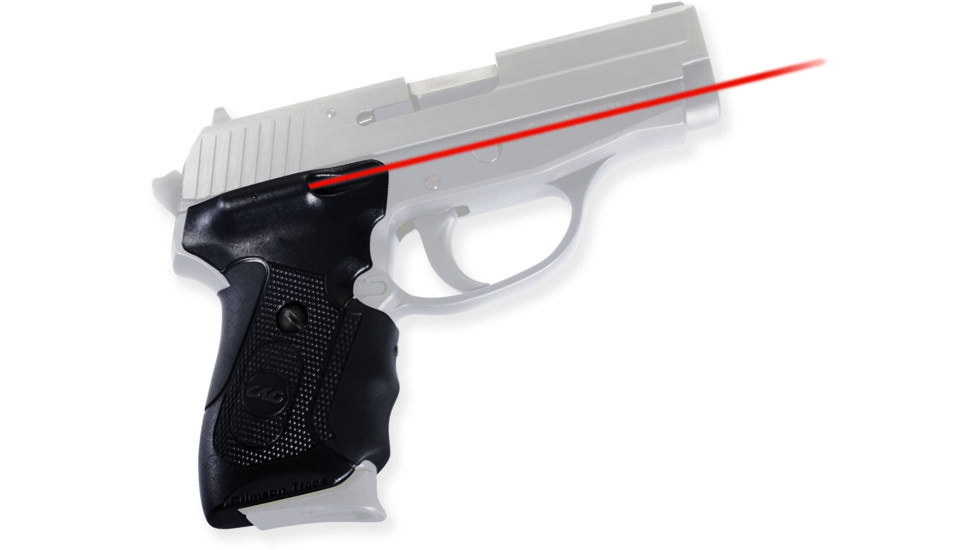 Factory DEMO Crimson Trace LG439 Rubber Overmold Laser Grip for Sig Sauer P239 Firearms