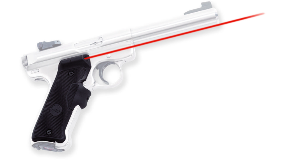 Crimson Trace Lasergrip For Ruger MK II &amp; III-Front Activation, Black LG403 
