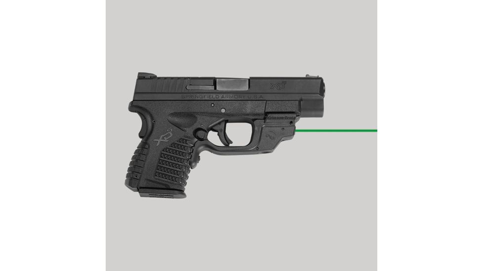Crimson Trace LaserGuard Green Laser Sight for Springfield XD-S, 3.3/4.0, LG-469G