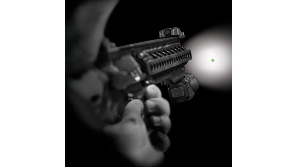 Crimson Trace LiNQ Green Laser and Tactical Light Sight for AR Rifles, CR2, Green, 300 Lumens, Black, LNQ-100G