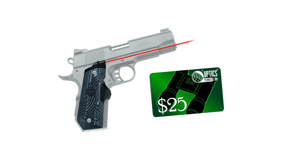 Crimson Trace Master Lasergrip - 1911 Bobtail Government/Commander- Master Series G10 Tactical LG-906 w/ 25 Dollar Email Gift Certificate