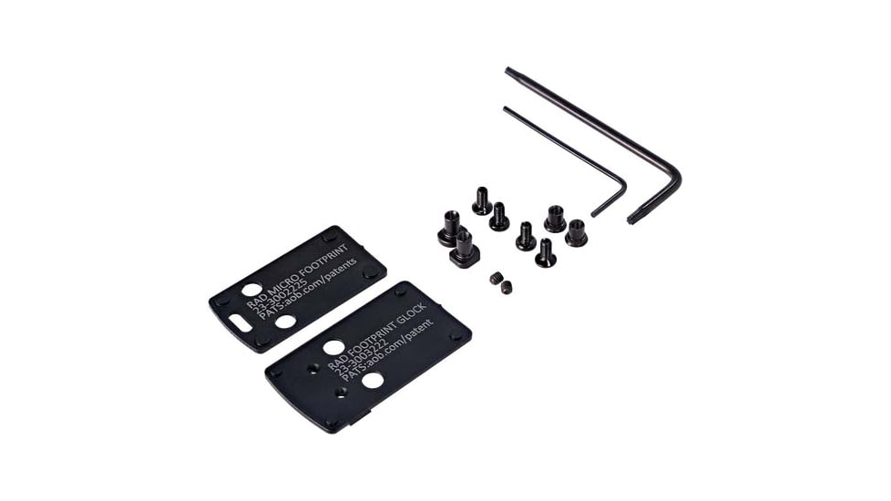 Crimson Trace CT-Rad Dovetail Mount Red Laser Sight Kit, Glock Full Size/42/43/48, Black, 01-3000186