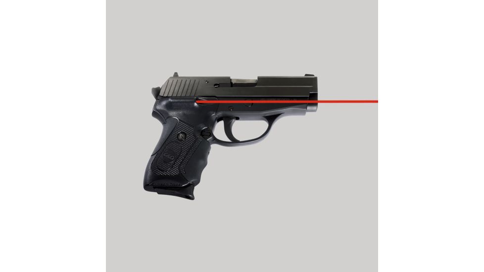 Crimson Trace Rubber Overmold Laser Grip, Black - Sig Sauer P239 - LG439