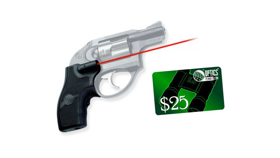 Crimson Trace Ruger LCR Laser Sight, GOULD, Grip and Leather Holster Combo LG-411H GOULD w/ 25 Dollar Email Gift Certificate