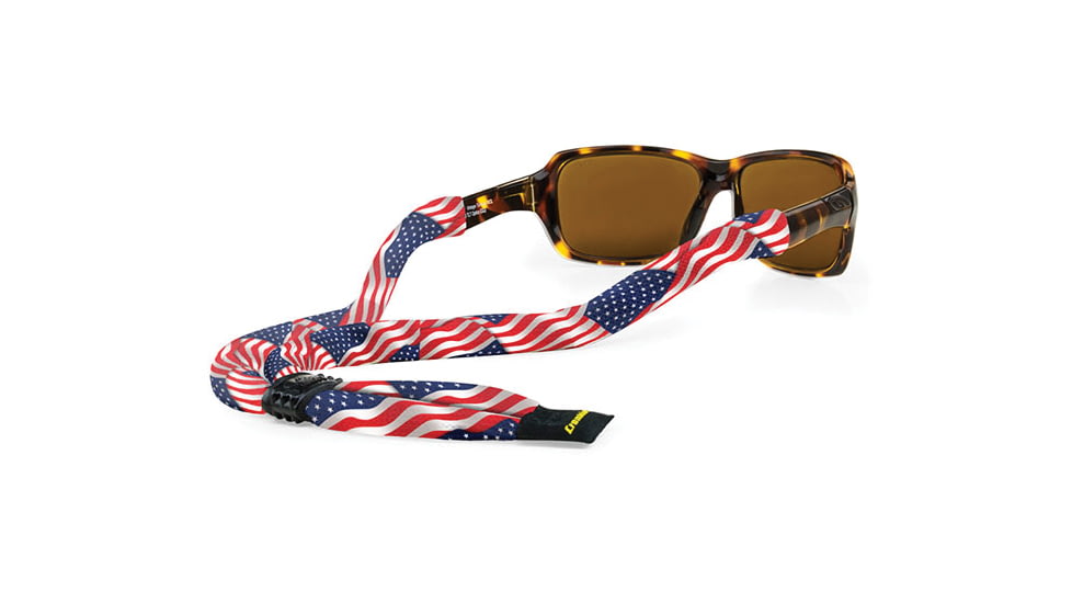 Croakies Suiter Retainer, US Flag, Medium/Large, SUITPXL21HT