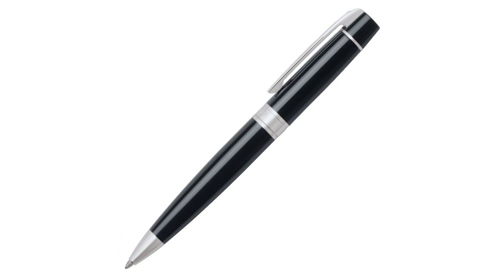Cross Sheaffer 300 Glossy Black Ballpoint Pen w/ Chrome Plated Appointments, Black E2931251