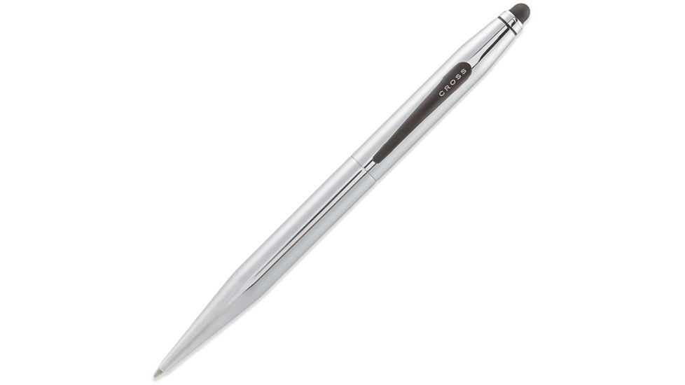 Cross Tech 2 Chrome with Stylus Dual Function Pen w/ Medium Tip and Black Ink, Chrome AT06522
