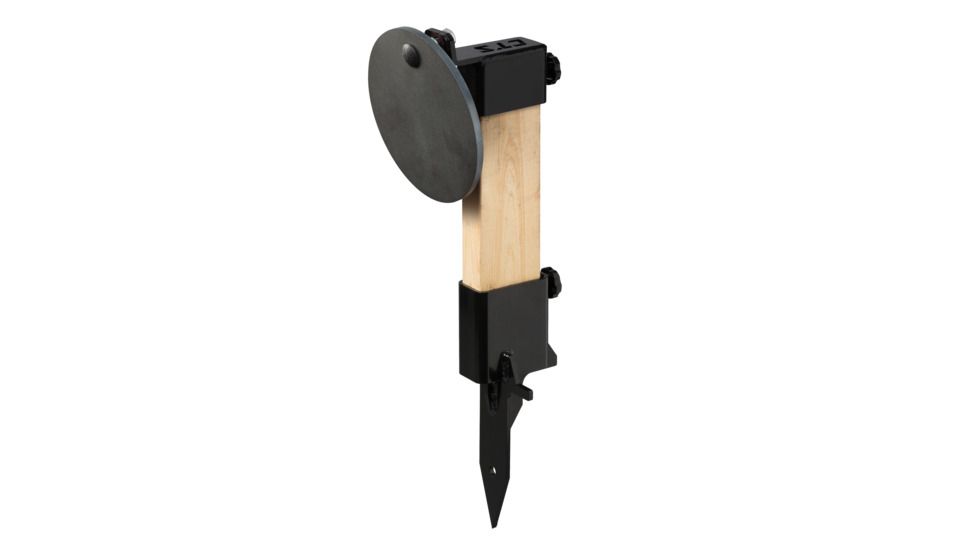 CTS Targets 2x4 Spike Pro Kit with 6in  Target, Black, NSN N CTS-SP6K-040