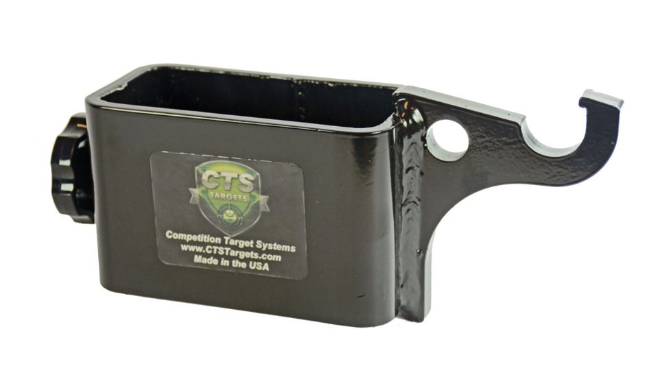 CTS Targets 2x4 Vertical Hanger Hook, Black, 6.75in  L x 2in  W x 3in  H, NSN N CTS-VHH2-035