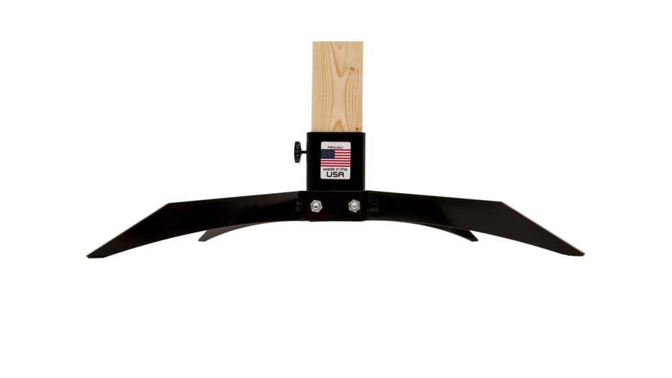 CTS Targets 2x4 X Ground Base, Black, 25in  L x 22in  Wx 8in  H, NSN N CTS-GBS-031