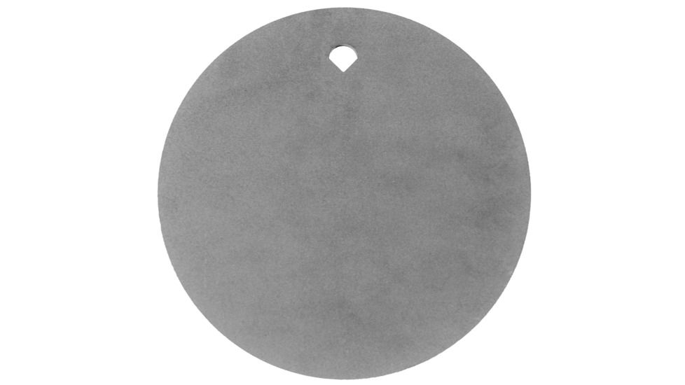 CTS Targets 4in Dia Round Rifle Target, Steel, 3/8in Thick, NSN N CTS-RR-04-001