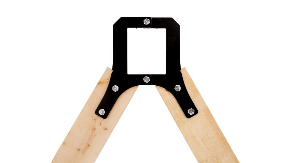 CTS Targets 4x4 Folding Leg Bracket Stand, Black, 9.5in  L x 1in  W x 9.5in  H, NSN N CTS-FLBS-034