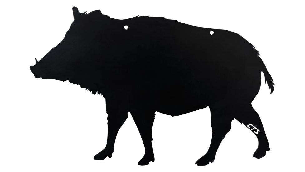CTS Targets Wild Boar, 28in H x 43in L, 65lb, Steel, NSN N CTS-BOAR-56