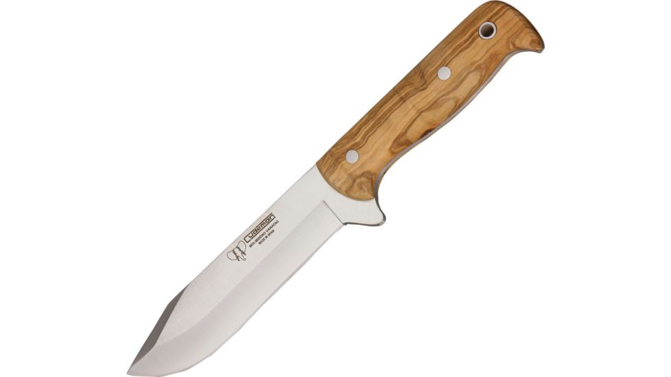 Cudeman Hunter Olive Wood Knife CUD119L