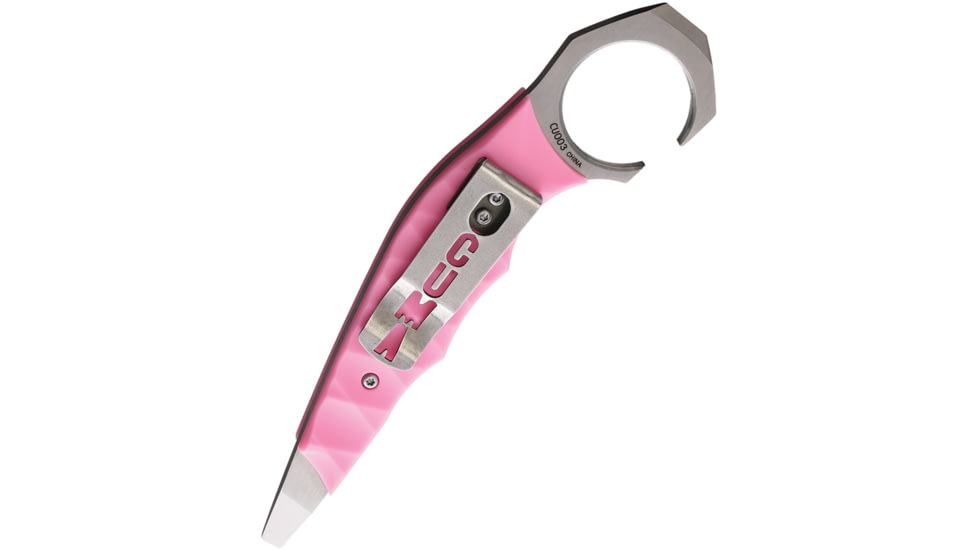 CUMA Knives B.A.D.D. Pink Beer Tool, 6.25in Overall, 3Cr13 Stainless, Pink Synthetic Handles, CU003 BEER TOOL PINK