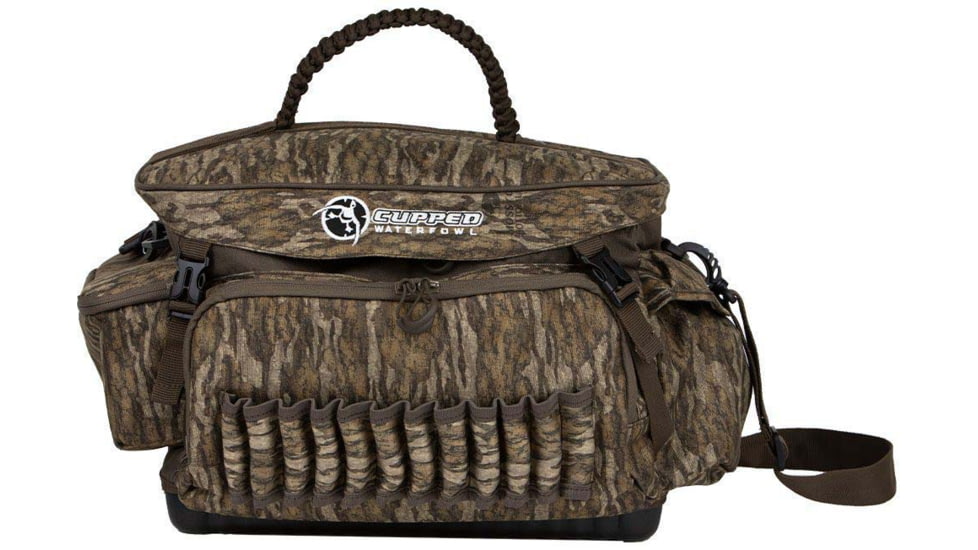 Cupped Waterfowl Outdoors Floating Blind Bag, Mossy Oak Bottomlands, Medium, CU2445