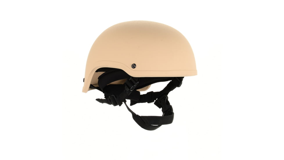 Custom Armor Group 501 High Cut Level IIIA Advanced Combat Helmet, Desert Tan, Medium, CAG-501-HC-MD-DT