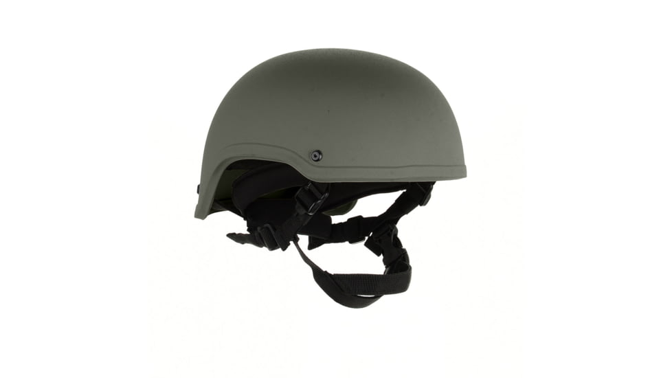 Custom Armor Group 501 High Cut Level IIIA Advanced Combat Helmet, Foliage Green, Large, CAG-501-HC-LG-FG