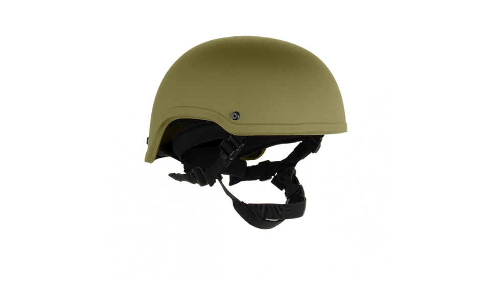 Custom Armor Group 501 High Cut Level IIIA Advanced Combat Helmet, Ranger Green, Medium, CAG-501-HC-MD-RG