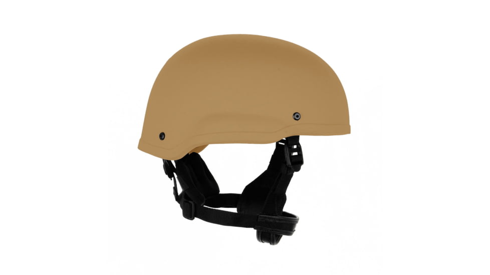 Custom Armor Group 501 Mid Cut Level IIIA Advanced Combat Helmet, Coyote Tan, Medium, CAG-501-MC-MD-CT