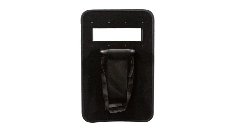 Custom Armor Group Bellfire B3A Level IIIA NIJ 0101.08 Classc Style Shield, w/ Viewport, Single Curve, Black, 20in x 34in, BFB-3A-2034-VP