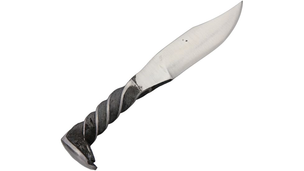 Custom Railroad Spike Knife Fixed Blade Knife, 4.25in, Drop Point, Handle CST1