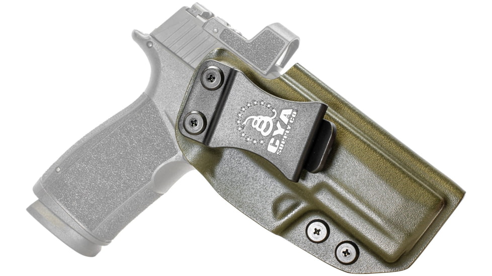 CYA Supply Co. Base Optics Ready for Sig Sauer, P365 XMACRO, Right Hand Draw, Olive Drab, Small, BOR0279