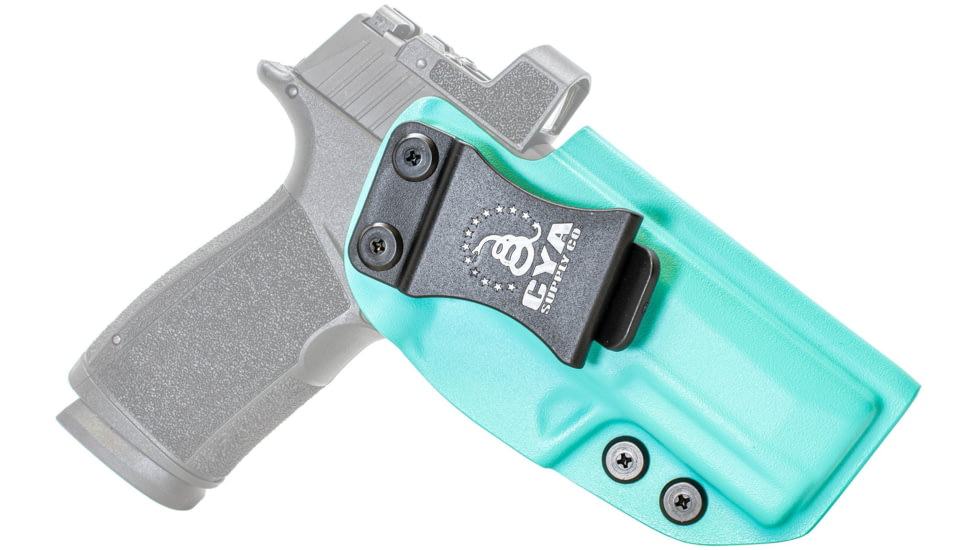 CYA Supply Co. Base Optics Ready for Sig Sauer, P365 XMACRO, Right Hand Draw, Teal Blue, Small, BOR0277