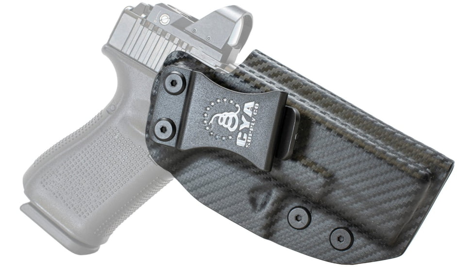 CYA Supply Co. BOR Holster, Glock, 19 / 19X / 44 / 45 GEN 3-5 Glock 23 / 32 Gen 3-4, Right Hand, Carbon Fiber, BOR0035