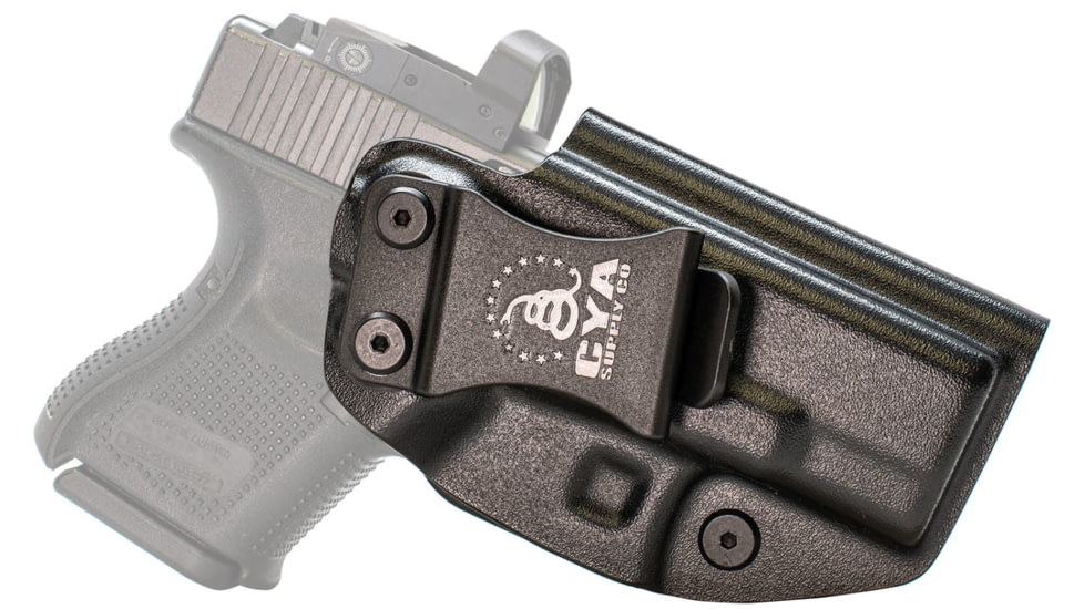 CYA Supply Co. BOR Holster, Glock, 26 Gen 3-5 Glock 27 / 33 Gen 3-4, Right Hand, Black, BOR0021