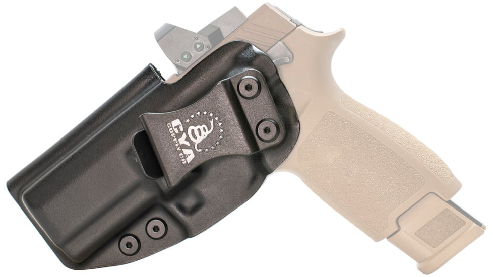 CYA Supply Co. BOR Holster, SIG, P320 Compact/Carry &amp; M18, Left Hand, Black, BOR0082