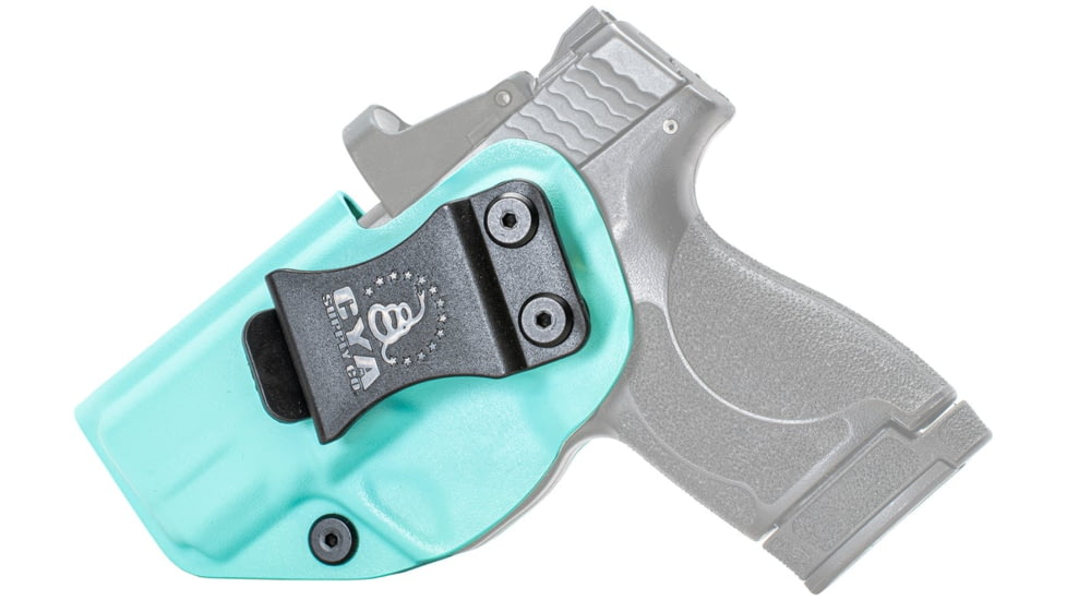 CYA Supply Co. BOR Holster, Smith &amp; Wesson M&amp;P Shield M2.0 &amp; M&amp;P Shield Plus 3.1in, Left Hand, Teal Blue, BOR0008