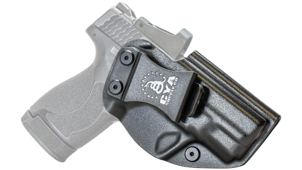 CYA Supply Co. BOR Holster, Smith &amp; Wesson M&amp;P Shield M2.0 &amp; M&amp;P Shield Plus 3.1in, Right Hand, Black, BOR0001