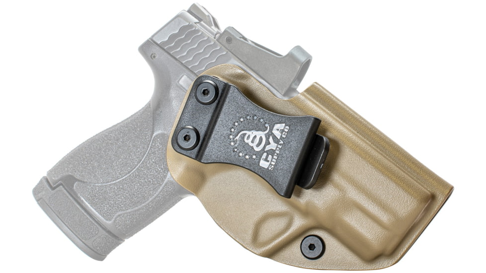 CYA Supply Co. BOR Holster, Smith &amp; Wesson M&amp;P Shield M2.0 &amp; M&amp;P Shield Plus 3.1in, Right Hand, Flat Dark Earth, BOR0003