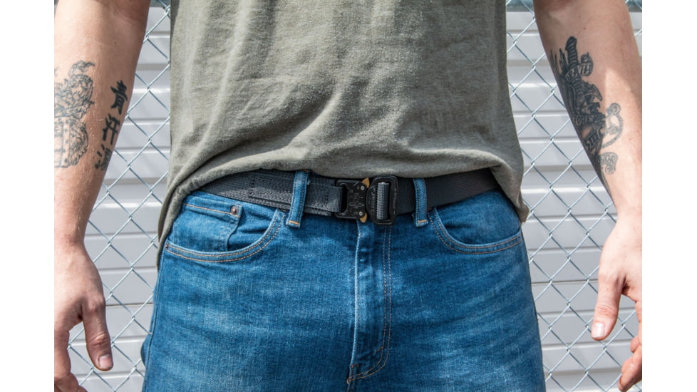 CYA Supply Co. Hybrid EDC Belt, Black, 28, EDCBELTBLK028