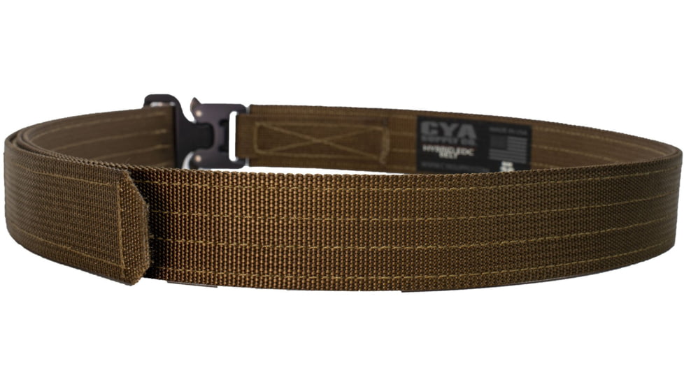 CYA Supply Co. Hybrid EDC Belt, Coyote Brown 498, 46 Waist, EDCBELTCYTB46