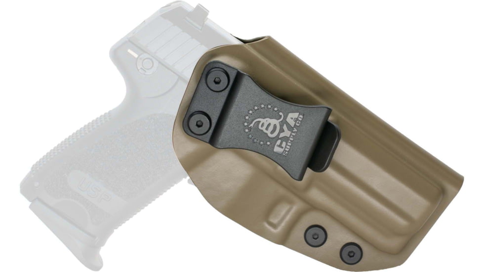 CYA Supply Co. Inside the Waistband Holster, HK, USP Compact, Right Hand, Flat Dark Earth, IWB0383