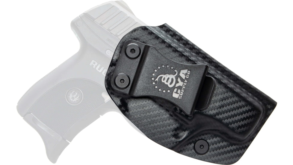 CYA Supply Co. Inside the Waistband Holster, Ruger, LC9/LC9s/LC380/EC9s, Right Hand, Carbon Fiber, IWB0095