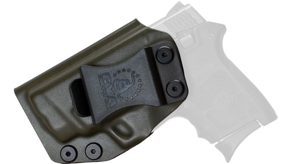 CYA Supply Co. Inside the Waistband Holster, Smith&amp;Wesson, Bodyguard 380 W/Integrated Laser, Left Hand, Olive Drab, IWB0272