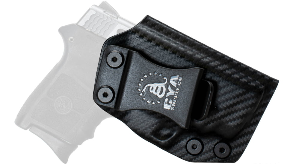CYA Supply Co. Inside the Waistband Holster, Smith&amp;Wesson, Bodyguard 380 W/Integrated Laser, Right Hand, Carbon Fiber, IWB0047