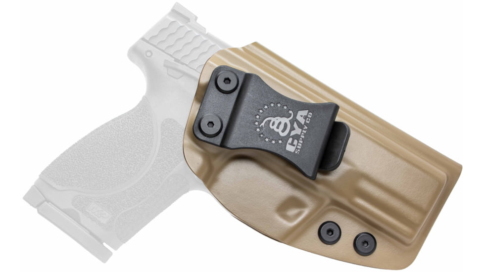 CYA Supply Co. Inside the Waistband Holster, Smith&amp;Wesson, M&amp;P 9/40 M2.0- 3.6 Compact&amp;3.5 Compact, Right Hand, Flat Dark Earth, IWB0099