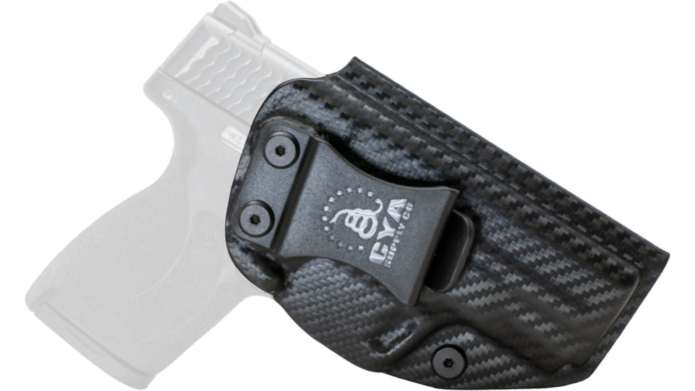 CYA Supply Co. Inside the Waistband Holster, Smith&amp;Wesson, M&amp;P Shield .45, Right Hand, Carbon Fiber, IWB0035