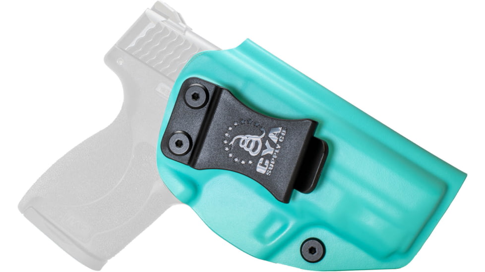CYA Supply Co. Inside the Waistband Holster, Smith&amp;Wesson, M&amp;P Shield .45, Right Hand, Teal Blue, IWB0231