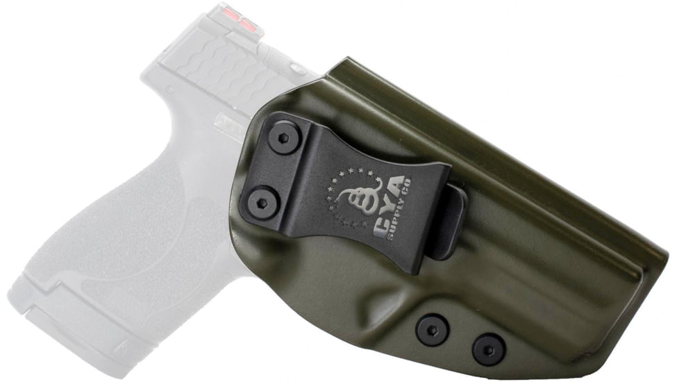 CYA Supply Co. Inside the Waistband Holster, Smith&amp;Wesson, M&amp;P Shield 4in, Right Hand, Olive Drab, IWB0283
