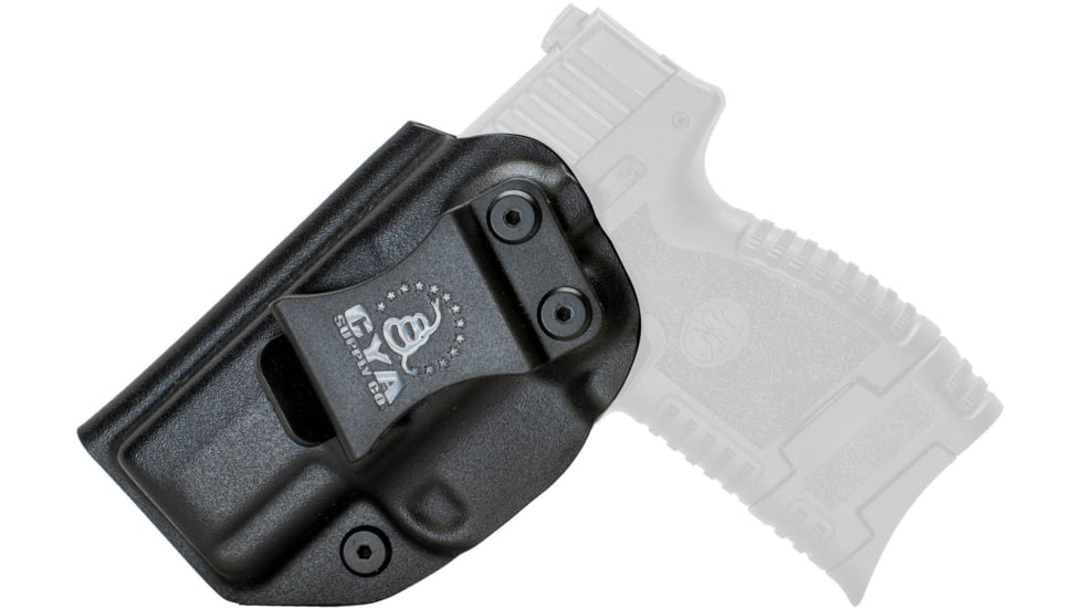 CYA Supply Co. Inside the Waistband Holster, Springfield, Hellcat, Left Hand, Black, IWB0322