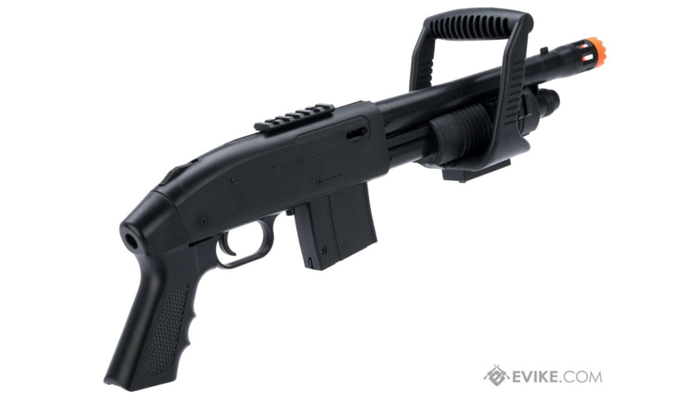 Cybergun / Spartan Military &amp; Law Enforcement Mossberg Licensed M590 Chainsaw Airsoft Shotgun, Black, 270752-W