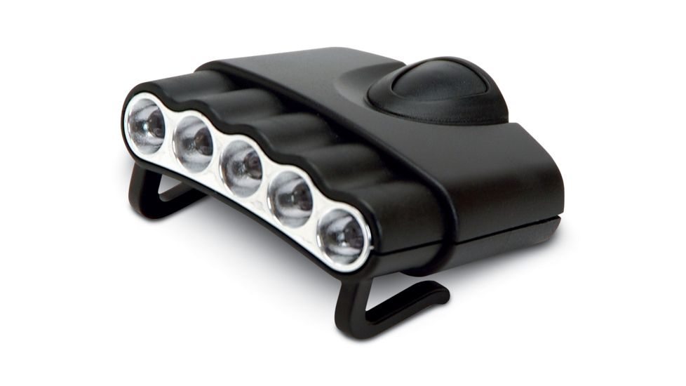 Cyclops Orion 5 Hat Clip Light w/5 Clear LED Lights CYC-HC5-W