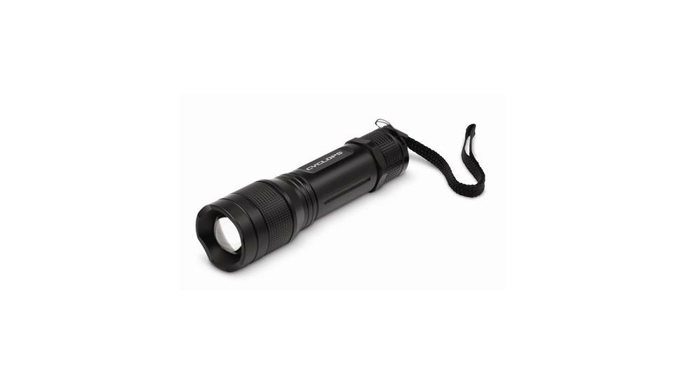 Demo, Cyclops 3AAA Tri Mode Illumination LED Flashlight, 300 Lumens, Black, CYCTF300
